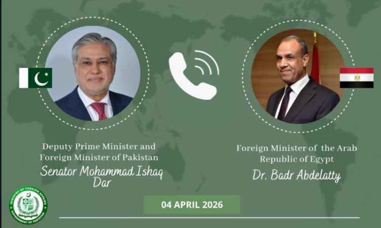 Dar, Egyptian FM discuss regional situation, stress dialogue and de-escalation