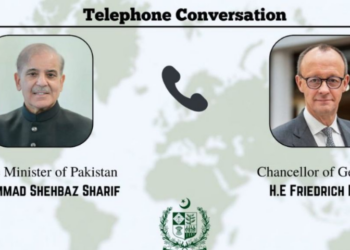 PM Shehbaz holds telephone talk with German Chancellor on Middle East peace