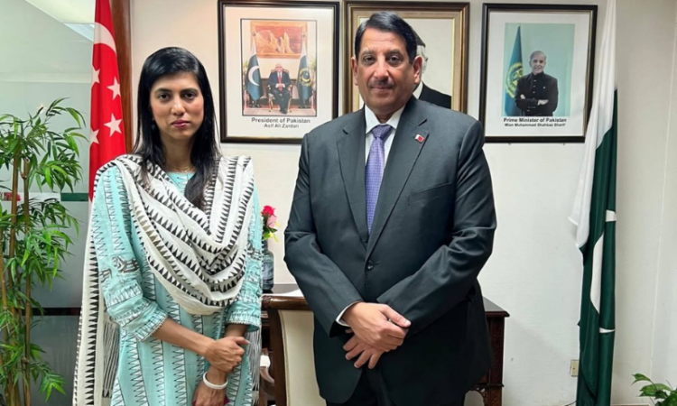 Qatar Ambassador Singapore to calls on Pak High Commissioner