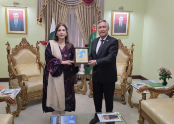 Ambassador of Pakistan to Turkmenistan meets Turkmenistan envoy