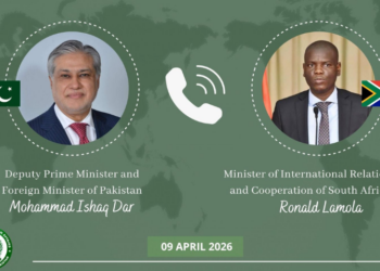 Pakistan, South Africa discuss Middle East developments and strengthen bilateral ties