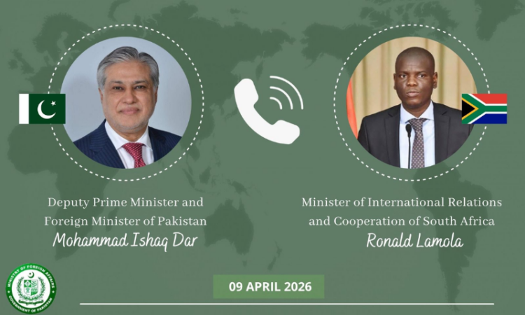 Pakistan, South Africa discuss Middle East developments and strengthen bilateral ties