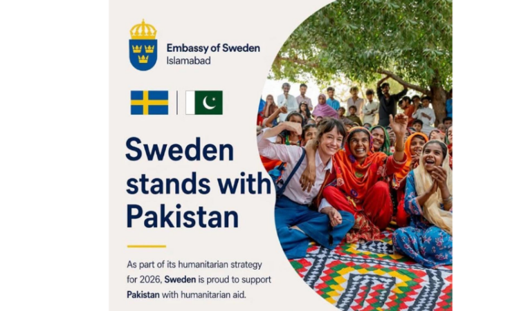 Sweden announces $6 million humanitarian aid package for Pakistan