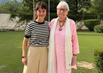 Swedish Ambassador meets humanitarian icon Wenny Lekardal in Islamabad