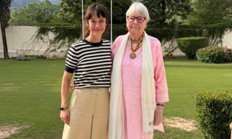 Swedish Ambassador meets humanitarian icon Wenny Lekardal in Islamabad