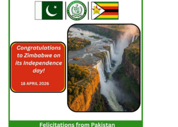Pakistan extends felicitations to Zimbabwe on National Day