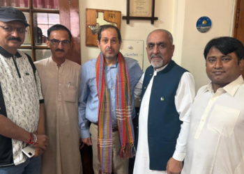 Krishan sharma calls on Isphanyar Bhandara