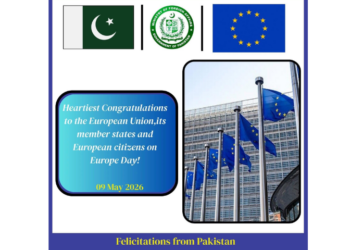 Pakistan extends Europe Day greetings to European Union