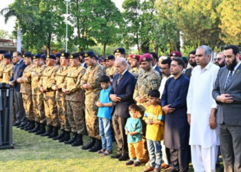 Lieutenant Colonel Khalid Hussain Shaheed laid to rest with full military honours