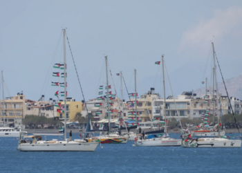 Israel intercepts Gaza-bound aid flotilla near Greece, over 100 activists taken to Crete