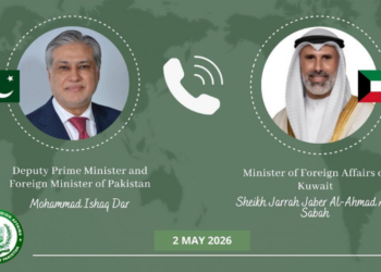 Dar, Kuwaiti FM discuss regional situation, economic impact