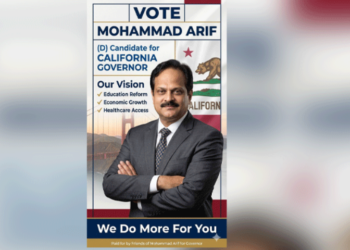 Pakistani-American Mohammad Arif certified for California governor primary election