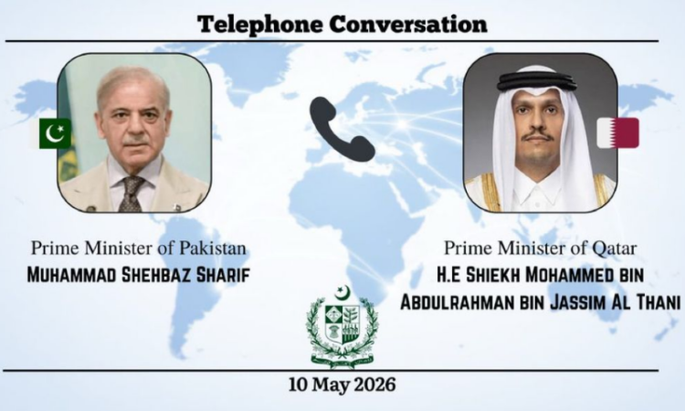 PM Shehbaz Sharif, Qatari Premier discuss regional peace efforts in telephone call