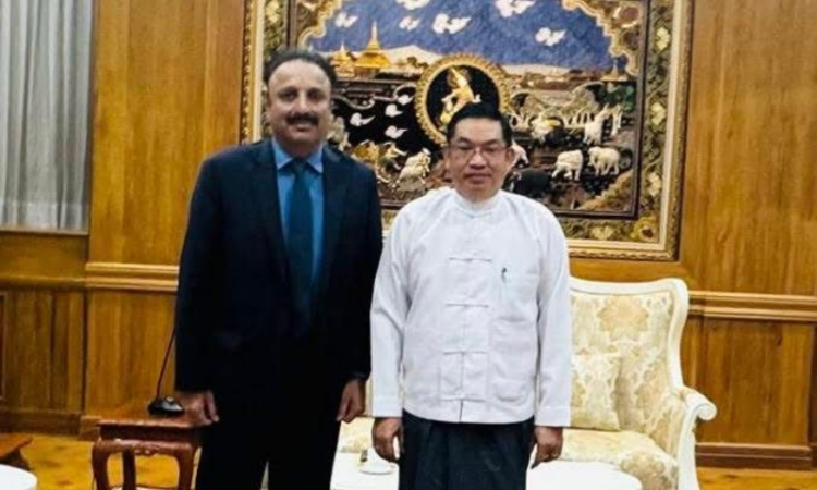 Pakistan envoy meets Myanmar vice president to discuss bilateral cooperation