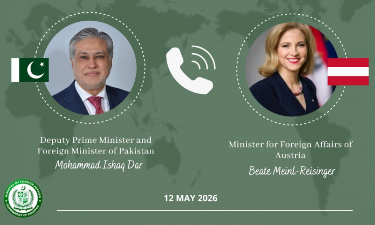 Ishaq Dar, Austrian FM discuss regional situation; Pakistan reaffirms role in diplomacy
