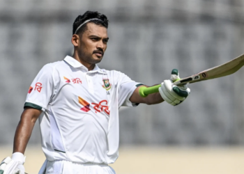 Shanto century puts Bangladesh in command against Pakistan on opening day