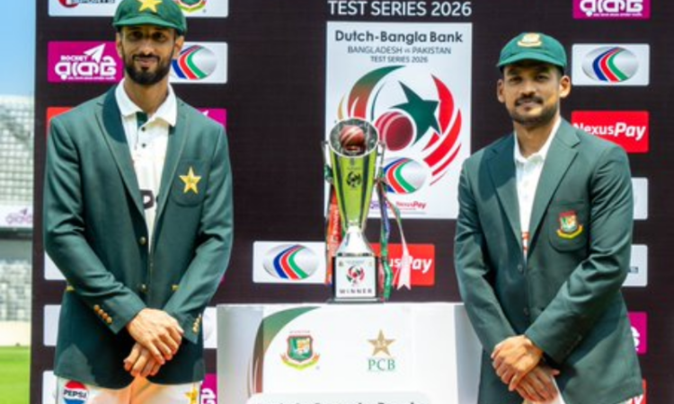 Pakistan-Bangladesh test series trophy unveiled ahead of WTC clash