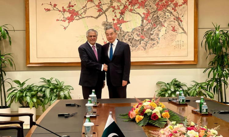 Ishaq Dar, Wang Yi discuss regional stability and Pakistan-China cooperation in New York