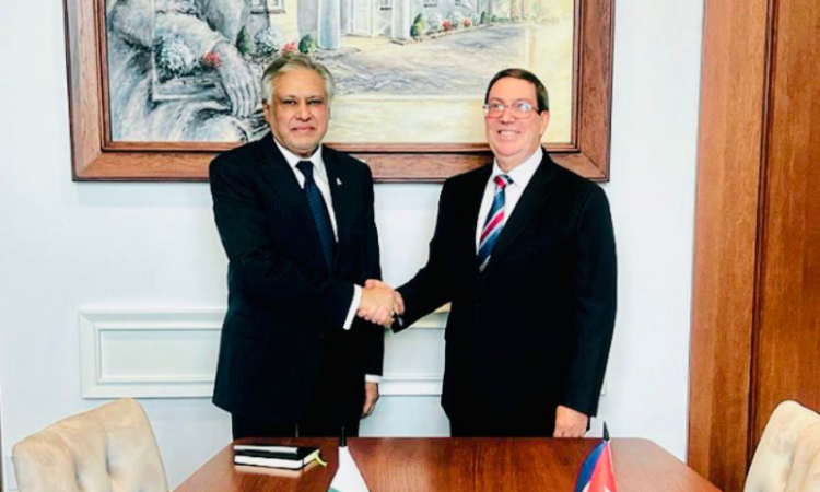Ishaq Dar, Cuban FM discuss bilateral cooperation in New York
