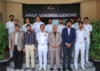 Pakistan Navy officers visit ACC at Jinnah International Airport Karachi
