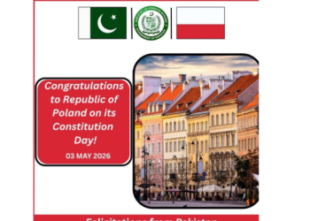 Pakistan facilitates Poland on constitution day