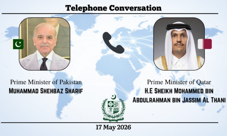 PM Shehbaz, Qatari Premier discuss regional situation, peace efforts