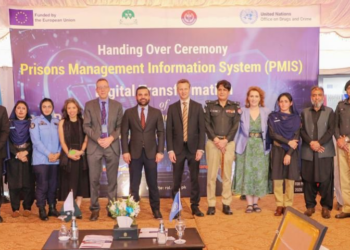 EU-funded digital prison management system handed over to Balochistan prison department