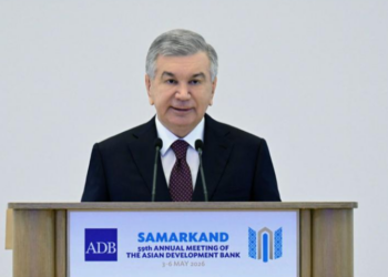 Uzbek President calls for greater regional cooperation, ai investment at ADB annual meeting