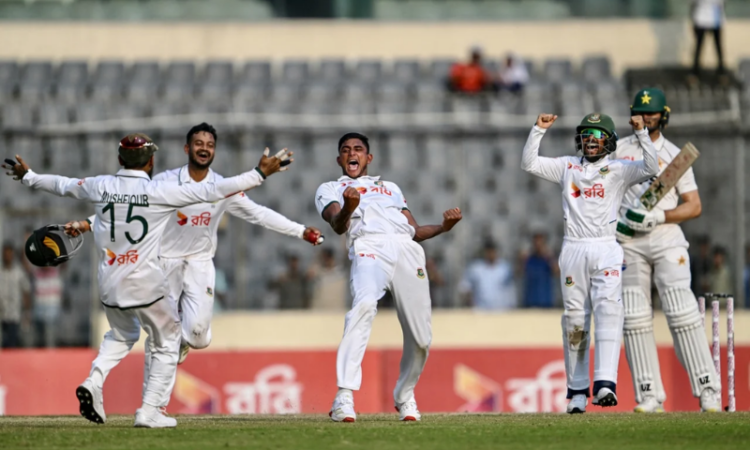 Bangladesh crush Pakistan by 104 runs in first test at Mirpur