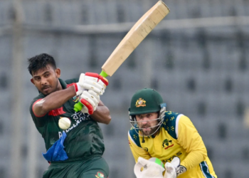 Mosaddek Hossain inspires Bangladesh to historic ODI win over Australia in rain-hit opener