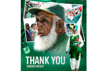PCB pays tribute to iconic superfan ‘Chacha Cricket’ ahead of retirement