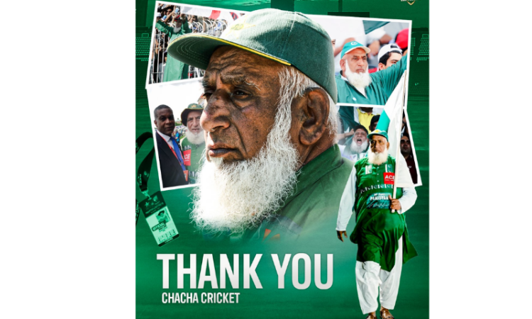 PCB pays tribute to iconic superfan ‘Chacha Cricket’ ahead of retirement