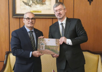 Cuban Ambassador pays a courtesy call on the Russian Ambassador