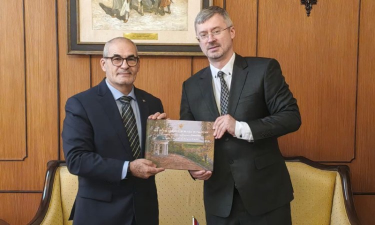 Cuban Ambassador pays a courtesy call on the Russian Ambassador