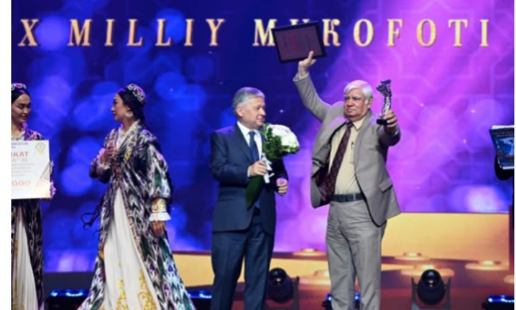 Pakistan's Muhammad Abbas Khan wins Uzbekistan's prestigious 'Golden Pen' national award