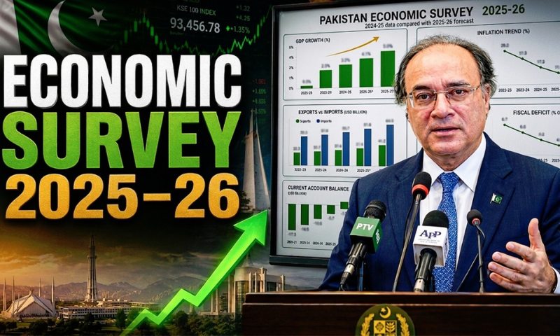 Pakistan’s economy grows 3.7% in FY2025-26 as fiscal deficit narrows, inflation remains under control: Economic Survey