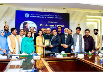 ICCI honors Dr. Anam Fatima on Tamgha-e-Imtiaz, highlights municipal reforms in Islamabad