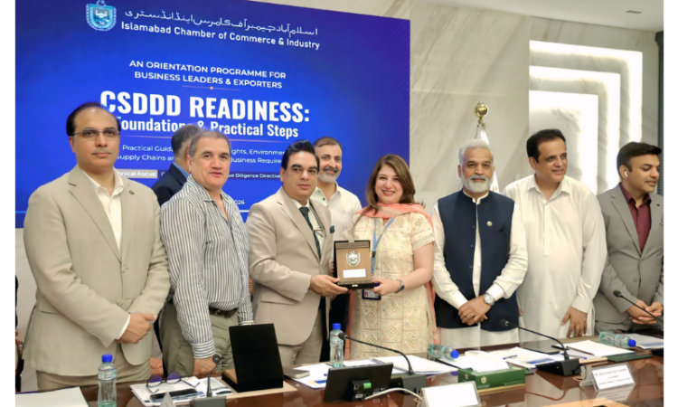 ICCI hosts session on preparing pakistani businesses for emerging EU sustainability requirements