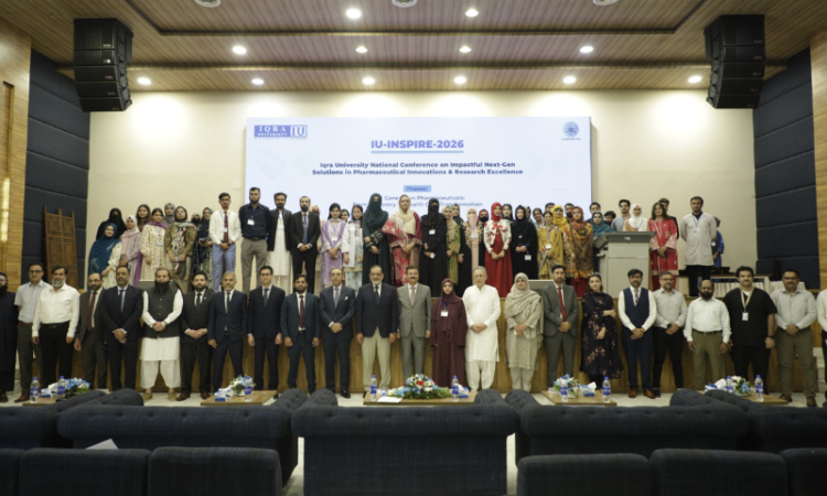 IU-INSPIRE 2026 brings together Pakistan’s leading pharmaceutical experts at Iqra University