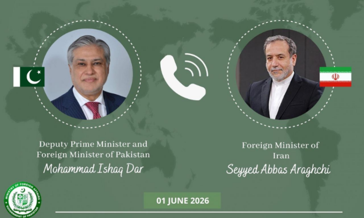 Pakistan, Iran discuss regional tensions, call for sustaining ceasefire