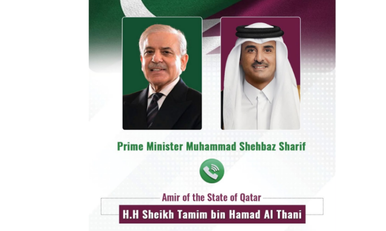 Qatar Amir congratulates PM Shehbaz on Pakistan’s role in US-Iran peace initiative