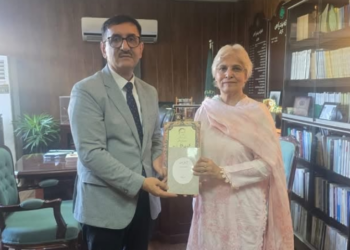 Tajik Ambassador meets Chairperson of the Pakistan Academy of Letters
