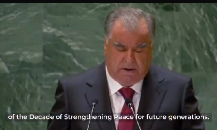 UNGA adopts Tajikistan-led resolution