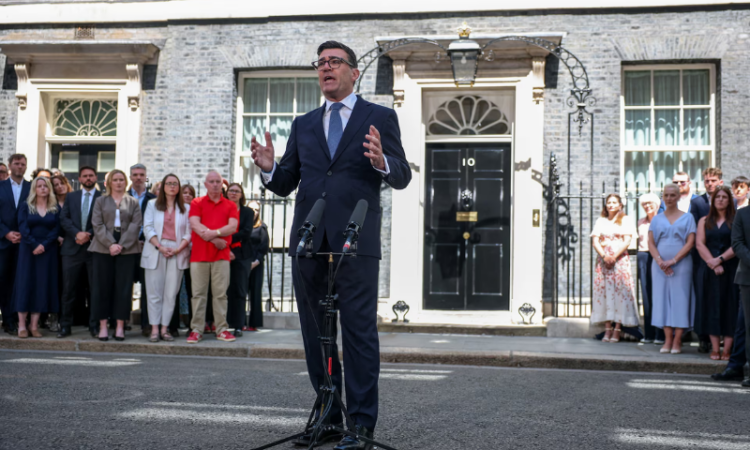 Andy Burnham appointed UK prime minister as Starmer steps down