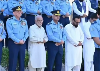 Funeral prayers offered for Group Captain Asim Tariq Shaheed with full military honours