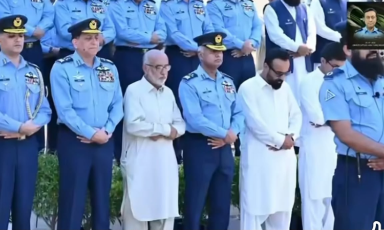 Funeral prayers offered for Group Captain Asim Tariq Shaheed with full military honours