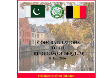 Pakistan facilitates Belgium on national day