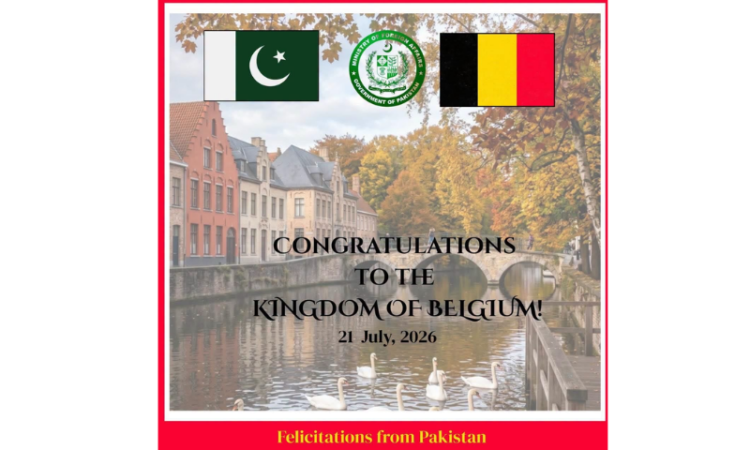 Pakistan facilitates Belgium on national day