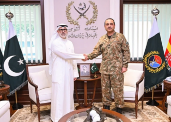 Kuwaiti foreign minister meets Field Marshal Asim Munir at GHQ