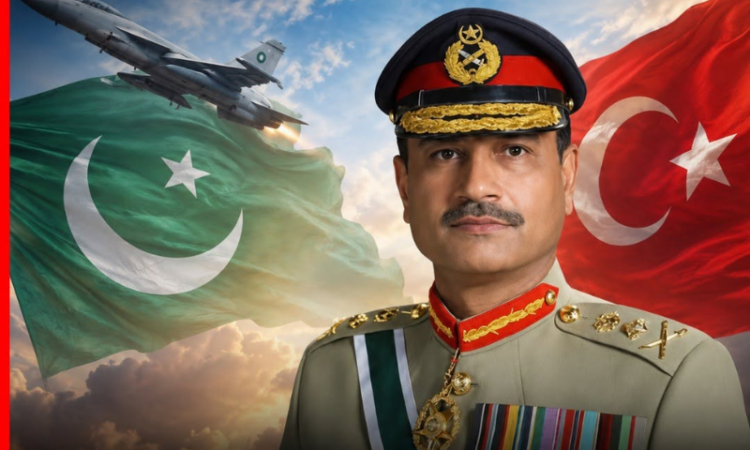Field Marshal Asim Munir arrives in Türkiye on two-day official visit
